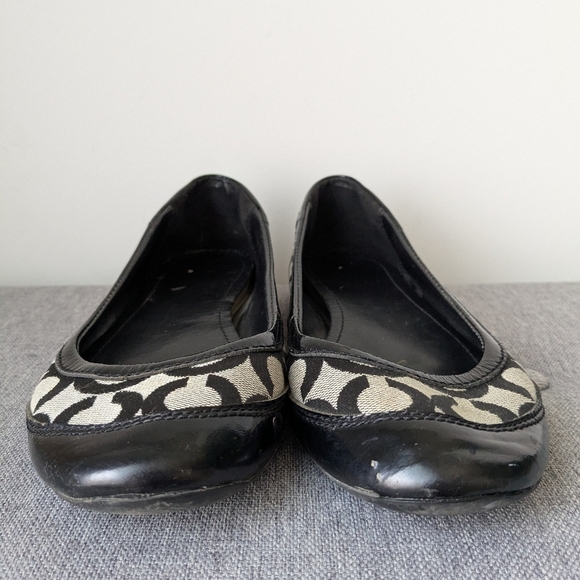 Coach Ballet Flat - signature grey smoke CC size 8 - Picture 2 of 8